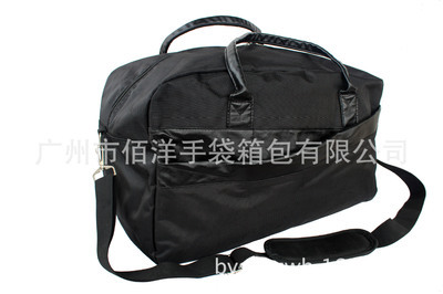 【工廠生產(chǎn)供應(yīng)大中小旅行包/黑色牛津布單肩手提旅行包】?jī)r(jià)格,廠家,圖片,旅行箱包,廣州市佰洋手袋箱包-